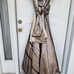Gown and wrap